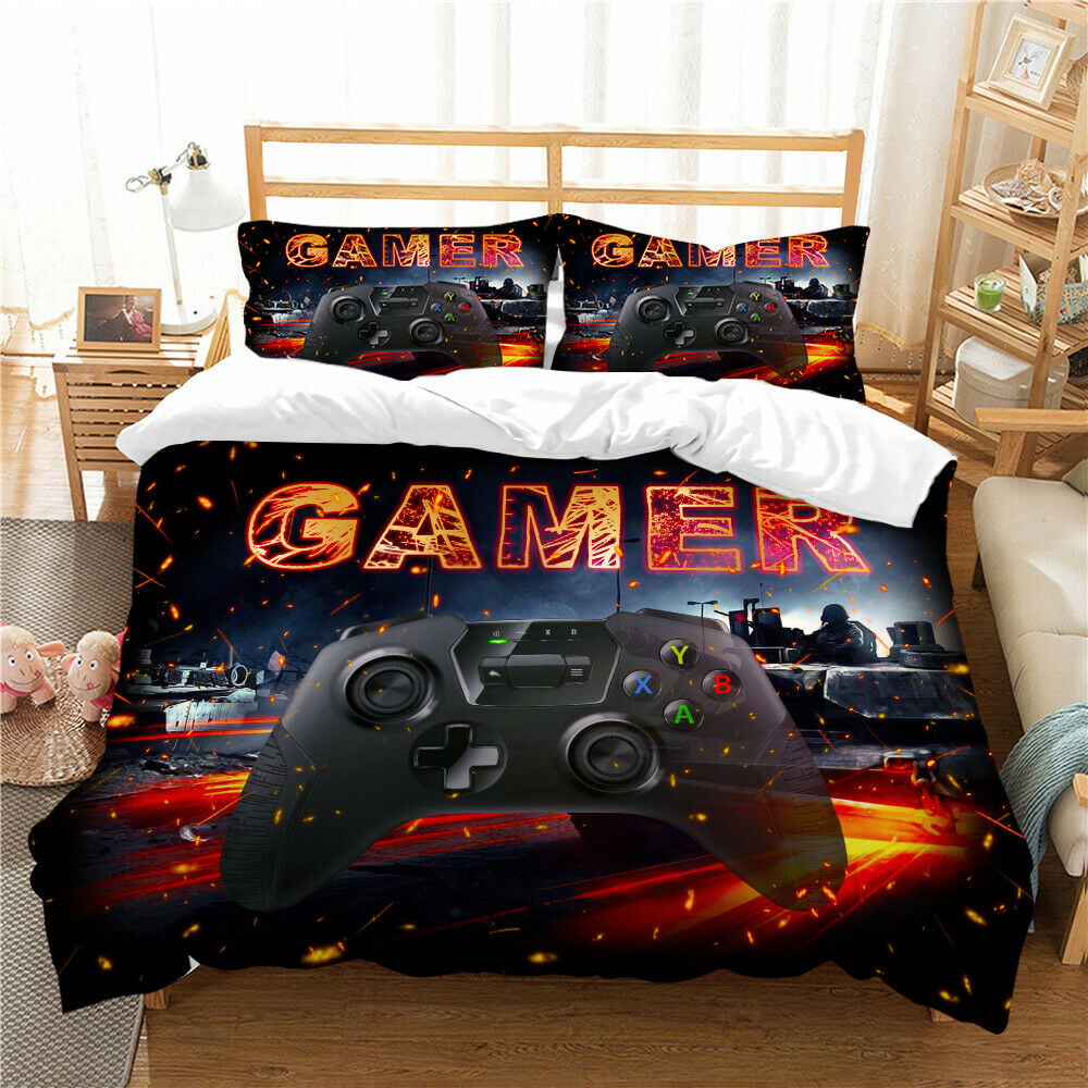 Details about   Game Handle Comforter Set Video Game Comforter Set Boys Teens Twin Full Queen 