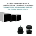 thumbnail image 6 of Unique Bargains 4 Sets Antislip Plastic Square 25mm x 25 mm Chair Foot Cover Table Furniture Leg Protector Black, 6 of 7