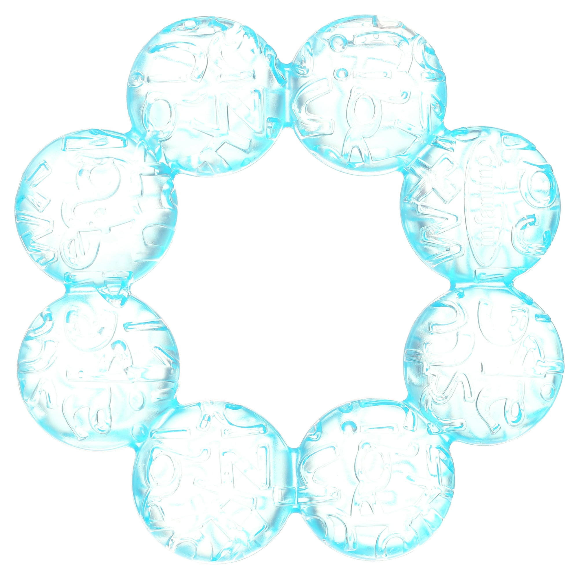Infantino Soothing Soft Circular Water Teether, Unisex, Blue