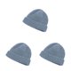 thumbnail image 5 of Sonducket Gorras de punto Casual Beanie Sombrero de moda Casual Elástico Hip Hop Gorro a prueba de viento Ropa Esquí Ciclismo azul claro Type1 NO1, 5 of 6