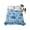 Indigo, Slate, variant on California King Flat Sheet Only Summer Tropical Palm Tree Soft Microfiber Cooling Bedding Sheets Boho Abstract Leaves Flat Bed Sheet for Hotel,Home Decor