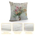 thumbnail image 4 of Summer Throw Pillow CoversFloral Pillow Cover Decor Cushion Covers Couch Sofa Home Office Holiday Party Favor Decorative Pillows for Bed Inspirational Sunflower Gifts for Women, 4 of 5