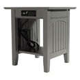 thumbnail image 2 of Home Square Ensemble de 2 Lits Escamotables Grand Coffre et Table d'Appoint en Gris, 2 of 18