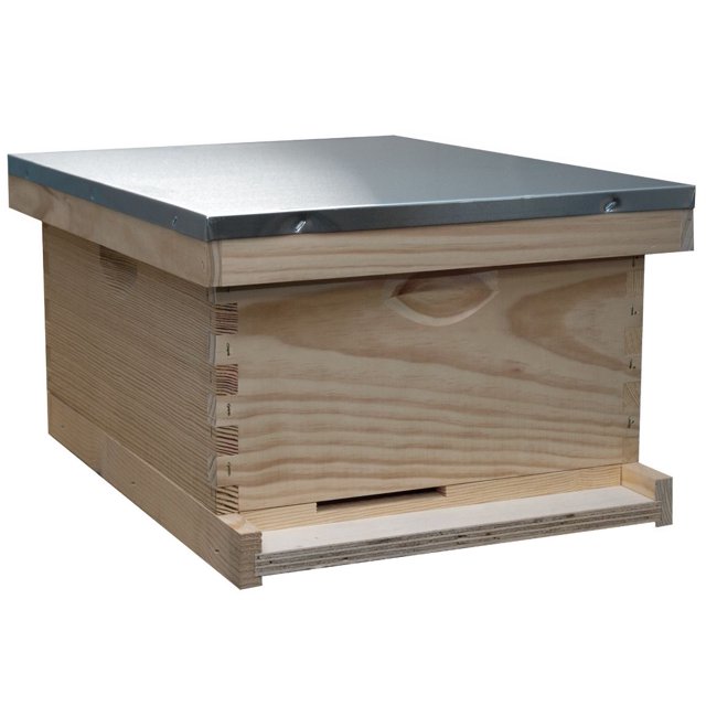 Complete Bee Hive Kit, Unpainted, Assembled, Made In The USA