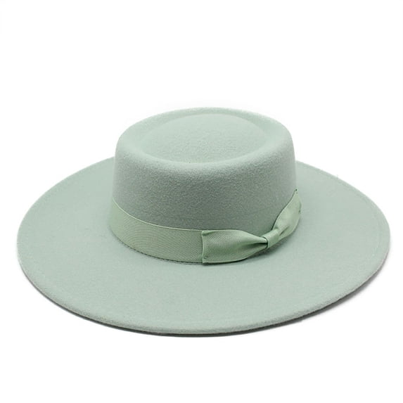AWZXDE Men Women Stylish Large Brim Design Sun Hat Outdoor Leisure Jazz Hat Every Season