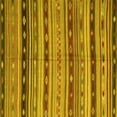 thumbnail image 1 of Ahgly Company Machine Washable Indoor Square Southwestern Yellow Country Area Rugs, 5' Square, 1 of 4