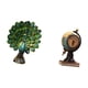 thumbnail image 5 of Elegante Estatua De Globo De Pavo Real, Escultura De Animal, Adorno De Mesa Moderno, Reloj De Escritorio Coleccionable, Artesanía Artística Para Dormitorio, Oficina, Sala De Estar, Estante, 5 of 8