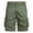 Army Green, variant on BXINGOHAI Mens Cargo Shorts Casual Elastic Waist Lightweight Outdoor Hiking Work Short Black,32