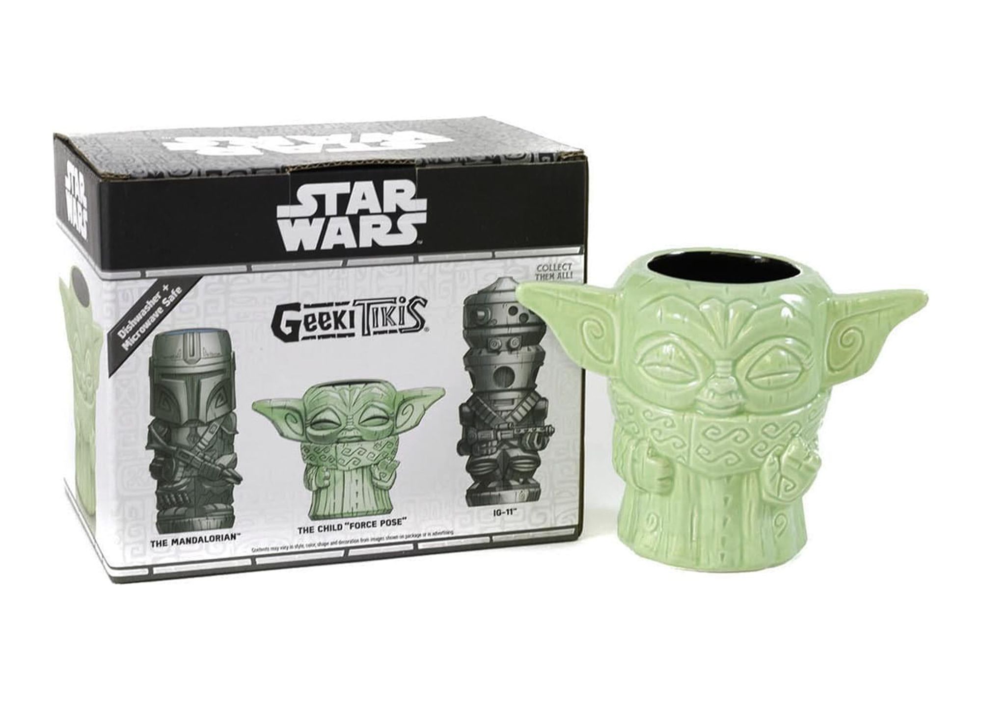 Geeki Tikis The Child "Baby Yoda" Force Pose Mug | Star Wars: The Mandalorian | 16 Ounces
