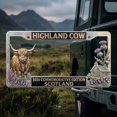 thumbnail image 1 of ZZkhGO Cow Commemorative License Plate Frame, Cute Silly Animal Theme Car Tag Holder, Metal Rust-Proof Decorative Frame for Front Rear Plate, Universal Fit for Sedan SUV, 1 of 6