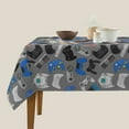 thumbnail image 3 of Wukai Video Game Waterproof Tablecloth for Kitchen Dining, Fits Square Tables for 2-4 Seats -54"x54", 3 of 7