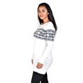 thumbnail image 2 of RWB Womens Round Neck Pullover Sweater Off White Small, 2 of 3