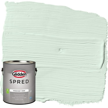 Glidden Spred Interior Paint & Primer Tint of Green, Flat, 1 Gallon
