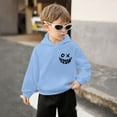 thumbnail image 2 of Gyexs Boy's Graphic Hoodie Long Sleeve Hooded Sweatshirts Pullover Tops Streetwear #03 Light Blue 9-10 Years, 2 of 8