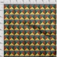 thumbnail image 4 of oneOone Viscose Chiffon Orange Fabric Geometric Craft Projects Decor Fabric Printed By The Yard 42 Inch Wide, 4 of 4