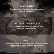 The Genius Brand Genius Pre - Clean Pre-Workout Powder for Energy, Focus & Fitness Support - No Artificial Flavors, Preservatives, or Proprietary Blends - Non-GMO - 20 Servings - Grape Limeade