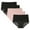 Black, variant on Sentmoon 5 PCS Lace Underwear for Women High Waist Breathable No Show Bikini Bottoms for Women No Pinching Hip Lift Briefs for Leggings No Panty Lines XL