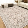 thumbnail image 1 of Rugs for Living Room Area Rug Carpet x Vintage Living Room Rugs for Bedrooms Machine Washable Rug for Dining Room Nusery Floral Distressed Grey Rug, 1 of 7