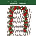 thumbnail image 1 of Flor Artificial colgante de 1 piezas, plantas de vid falsas, hojas artificiales, guirnalda de flores, decoración de boda, 1 of 4