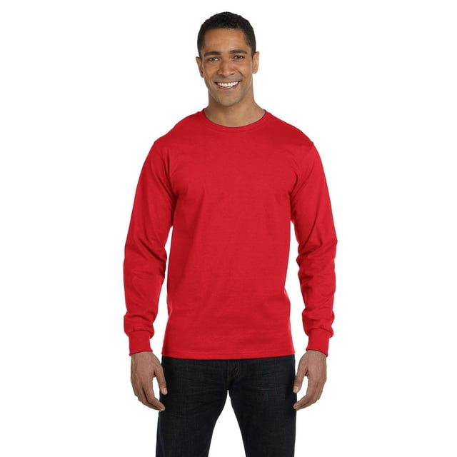 Hanes Men's ComfortSoft Cotton Long-Sleeve T-Shirt