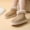 Khaki, variant on Women Winter Snow Boots, Warm Non-Slip Windproof Casual Mid-Calf Boots Black Size 5.5