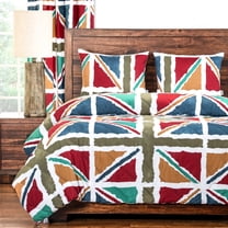 SIScovers Windsor 3-piece Comforter Set Red 2 Piece Full - Queen