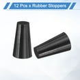thumbnail image 3 of 12 Pack Silicone Rubber Tapered Plug, 7.8mm to 12.5mm High Temp for Hole Plugs, Spraying, Coating, 22mm, 3 of 6