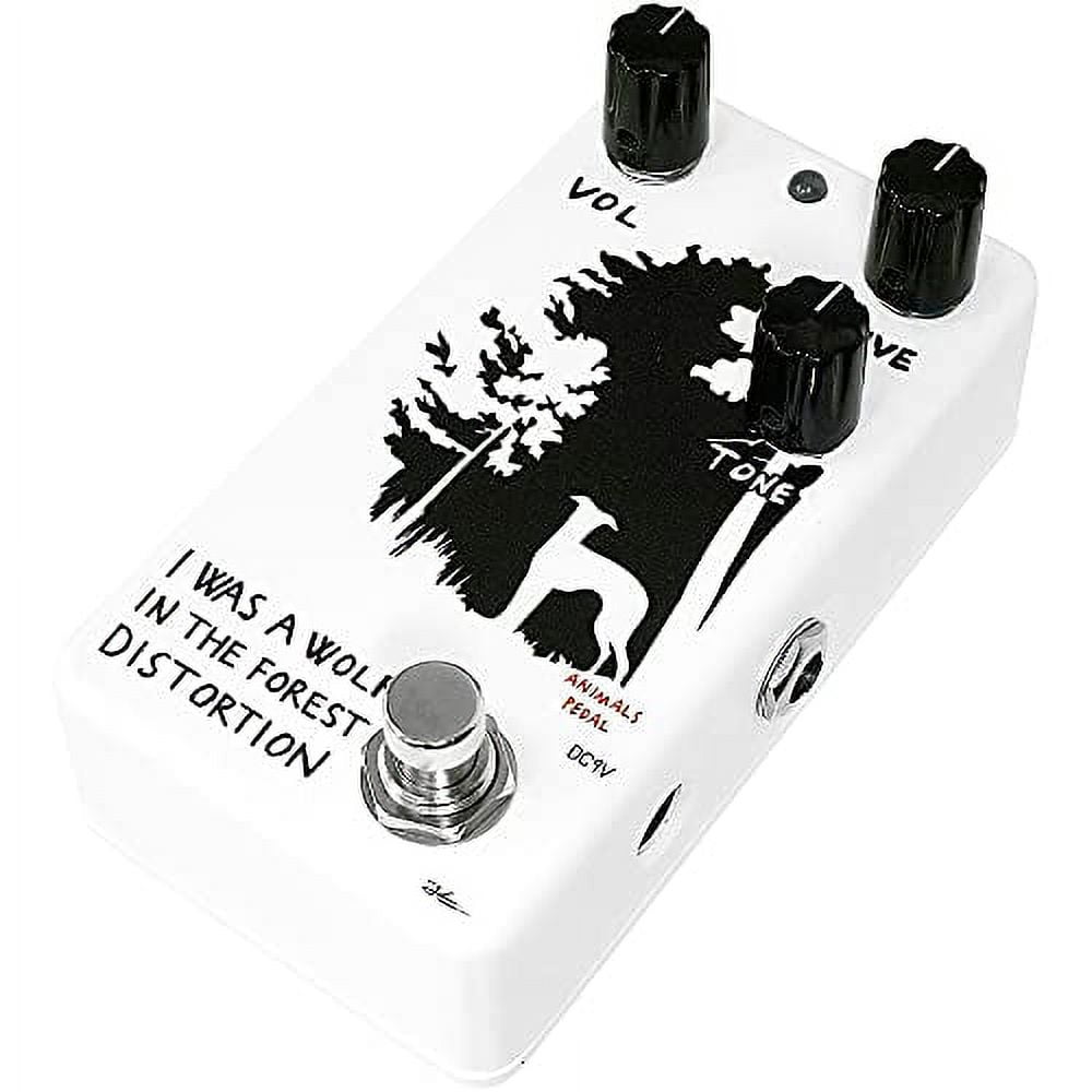 Animals Pedal I Was A Wolf In The Forest V2 Distortion Effects Pedal White