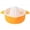 Orange, variant on SUYOLL Manual Citrus Squeezer Multifunctional Lemon Orange Grapefruit Juicer with Juice Bowl Strainer Blue Plastic