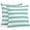 Aqua, variant on Boanket Outdoor Pillow Covers 24 x 24 Inches, Purple Stripes Waterproof Throw Pillow Cover Set of 2, Simple Purple White Texture Decorative Square Cushion Covers for Patio/Tent/Couch/Garden