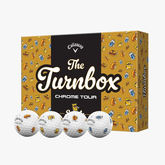 Callaway Golf 2024 Chrome Tour Truvis TurnBox Limited Edition Golf Balls 1dz