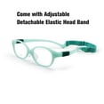 thumbnail image 2 of Kids Optical Glasses Oval Frame TR90 Size 46 Elastic Strap Retainer Boys Girls 3-4Y, 2 of 5
