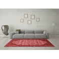 thumbnail image 3 of Ahgly Company Indoor Rectangle Oriental Red Industrial Area Rugs, 2' x 5', 3 of 4