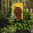 thumbnail image 2 of Summer Sunflowers Longhair Chocolate and Tan Dachshund Flag Garden Size, 2 of 5