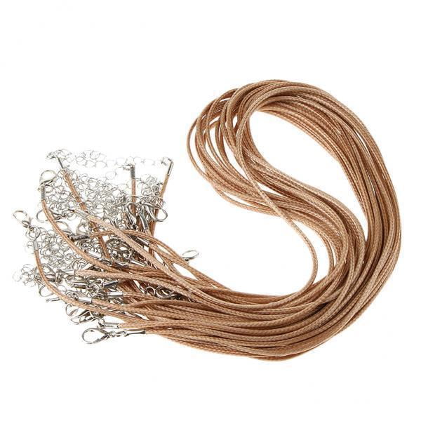 Cordón de cera para collar,Cordón de collar,collar cadena cuerda,Cadena de collar,Cordones de collar para hacer joyas,Cordones de collar para colgantes,Collar Cuerda Cuerda,Collar Yinane Cordón de cera para collar
