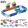 thumbnail image 3 of Magnetic Track Train Toy Ocean Shark Track Car Magnetic Assembly Building Blocks Train Childrens Birthday Toy Electric Gift, 3 of 8