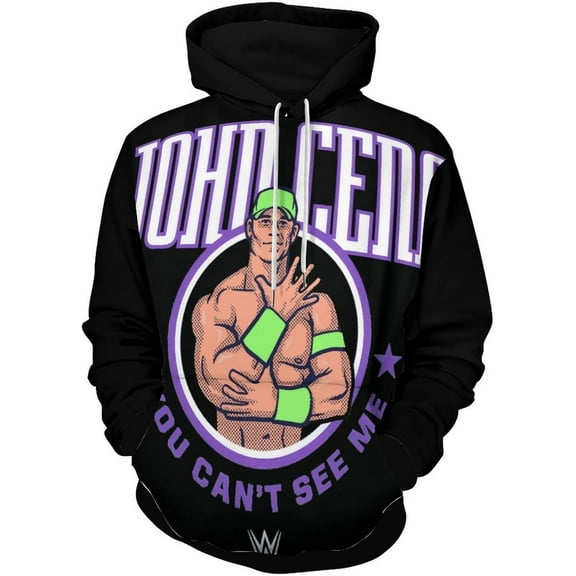 John Cena Wrestler Long Sleeve Pullover Hoodie Jacket Comfy Hooded Sportswear Outfits