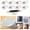 8pcs Plastic Ball, variant on 8pcs Self Adhesive Caster Wheels Mini Swivel Stainless Steel Paste 360 Degree Rotation Sticky Pulley For Bins Storage Box