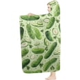 thumbnail image 2 of Family Couple Wearable Hooded Blanket Cozy Plush Blanket Adults Women Men Gift Winter Spring Warm Oversized Blankets, 2 of 3