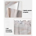 thumbnail image 5 of Swag Curtains, Abstract Watercolor Orange White Marble Texture Rod Pocket Kitchen Curtains Valances Tier Curtains Swag Valance Curtains for Bedroom Living Room 36" x 45", 2 Panels, 5 of 6