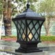 thumbnail image 1 of PTOUG Luces de columna al aire libre Luces de poste al aire libre cuadradas Luces de pilar impermeables IP54 Accesorios de iluminación de poste de vidrio de aluminio a prueba de lluvia Luces de pilar, 1 of 1