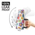 thumbnail image 3 of 40oz Pioneer Flower Floral Print Pattern Insulated Tumbler with Handle, BPA-Free Leak Proof Lid and Straws, Double Wall Vacuum, Hot 12h/Cold 34h, 3 of 6