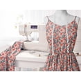 thumbnail image 6 of Soimoi Cotton Cambric Orange Fabric By the Yard - 42 Inch Wide - Florals Print Fabric - Elegant and Timeless Patterns for Fashion and Home Decor Printed Fabric, 6 of 6
