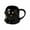 Black, variant on XIAOLE 14 Oz Halloween Ghost Coffee Mug , Pink Cute Ceramic Ghost Pattern Ghostface Mug Coffee Cup, Halloween Decoration Birthday Gifts For Kids Adults
