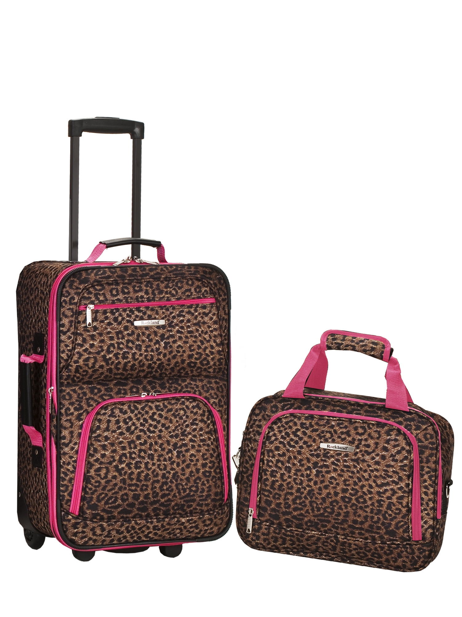 Rockland Luggage Safari 4 PC Soft Sided Expandable Luggage Set F125