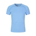 thumbnail image 5 of THDHVS Boys T Shirts,Solid Color Quick Dry Round Neck Short Sleeve T-shirt Breathable Fitness Athletic Wear for Kids,Shirts for Boys Light Blue 9-10 Years, 5 of 9