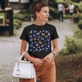 thumbnail image 3 of Plus Size Tops for Women Cute Butterfly Graphic Tee Funny Colorful Print Casual Nature Shirt Small-3X-Large, 3 of 9