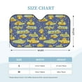 thumbnail image 3 of Bingfone Cartoon Submarines Car Windshield Sunshade,Sun Foldable Sun Shield Sun Visor for Car - Medium, 3 of 8