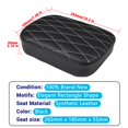 thumbnail image 2 of ALLTIMES Rectangle Shape Seat Pad with 8 Suction Cups for Harley Motocycle, Black Synthetic Leather, 2 of 11