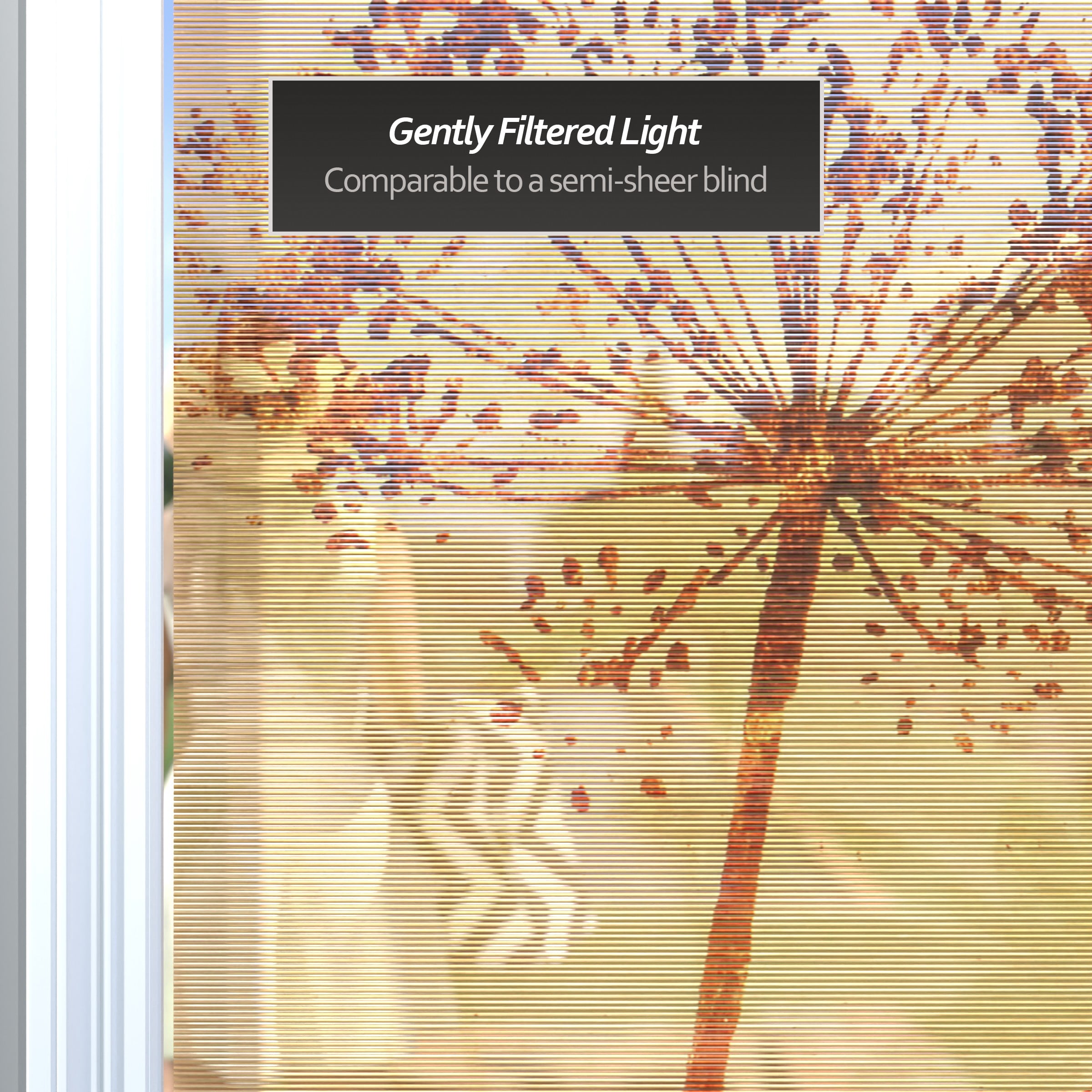 Red Lantern Bamboo Window Shade Blind - Dragonfly 72" W